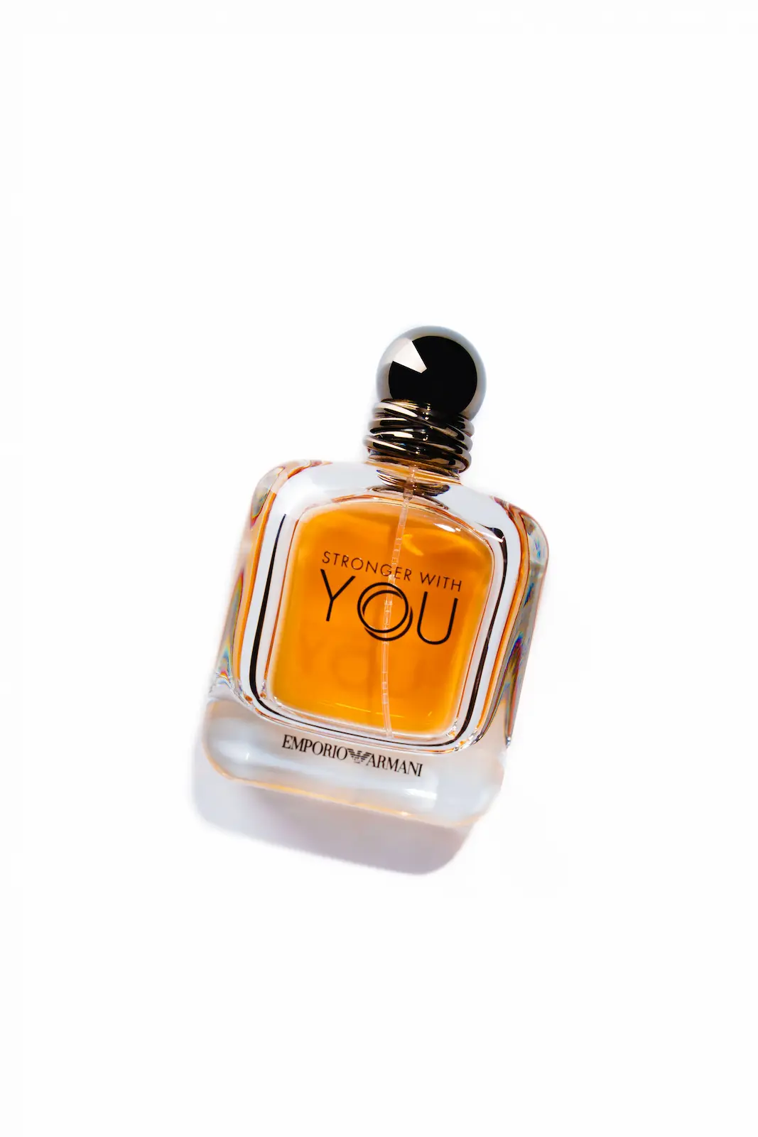 A perfume jar on a white background