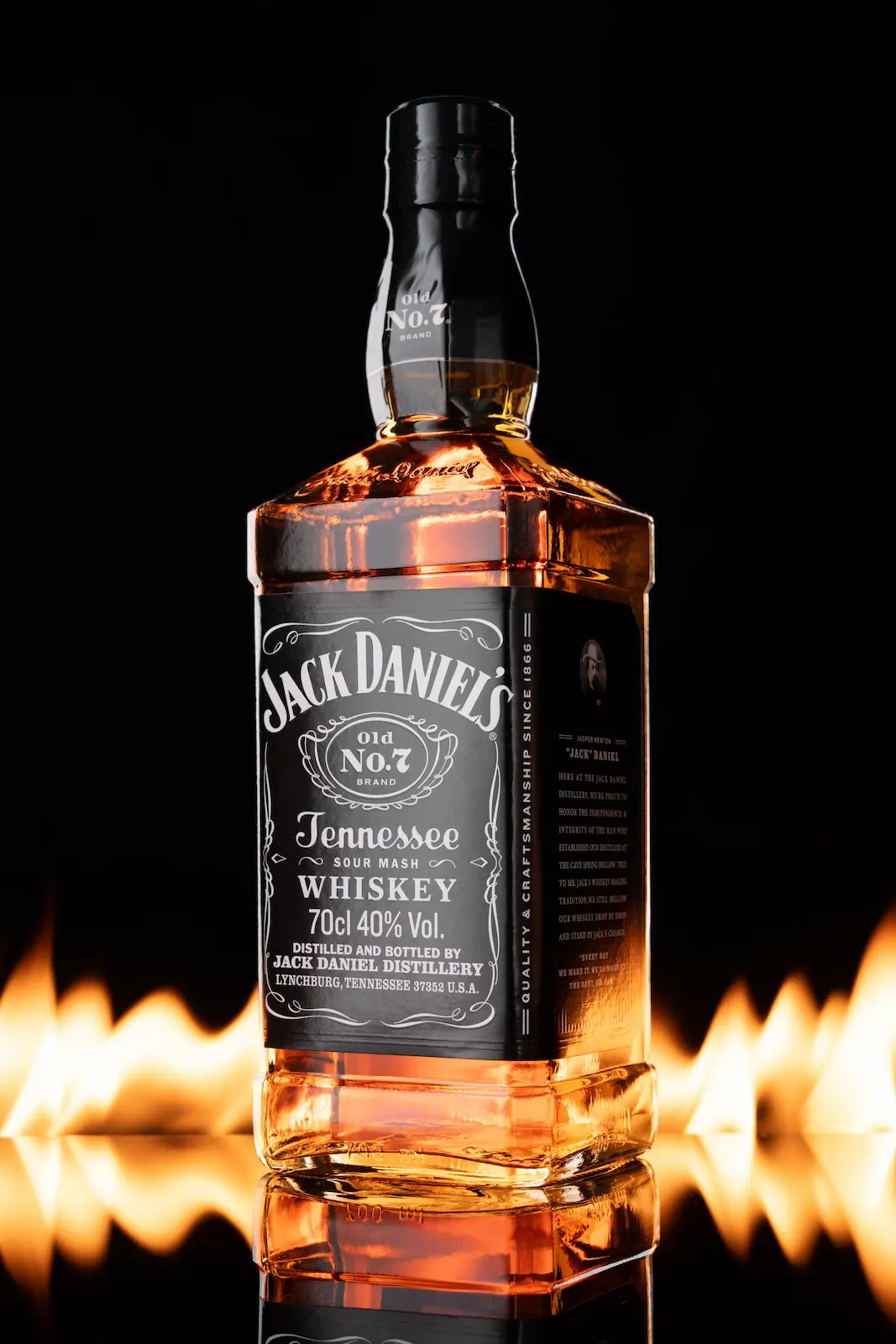 A bottle of whiskey