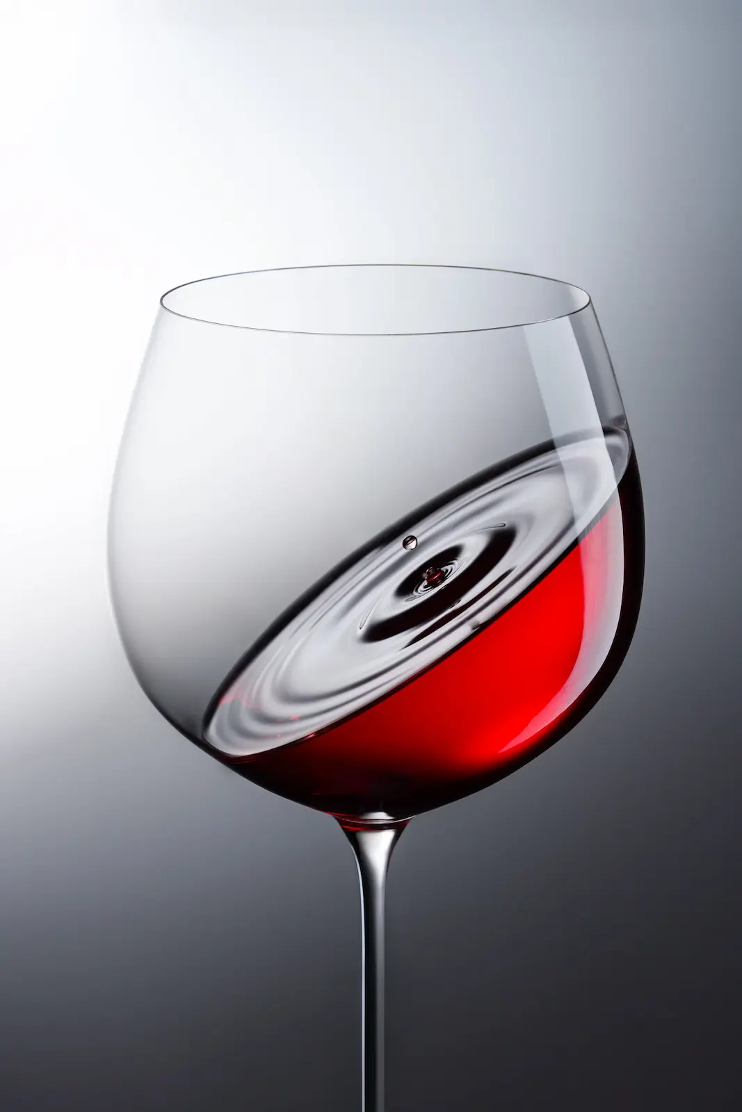 A glass of wine